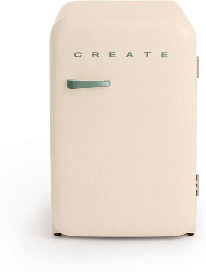 Create Koelkast in retrostijl Gebroken wit Handvat Sage FRIDGE RETRO 107L