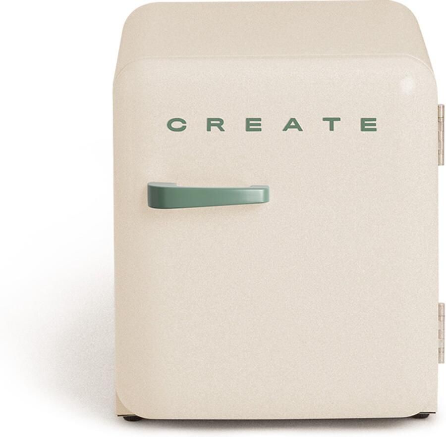 Create Koelkast in retrostijl Gebroken wit Handvat Sage FRIDGE RETRO 48L