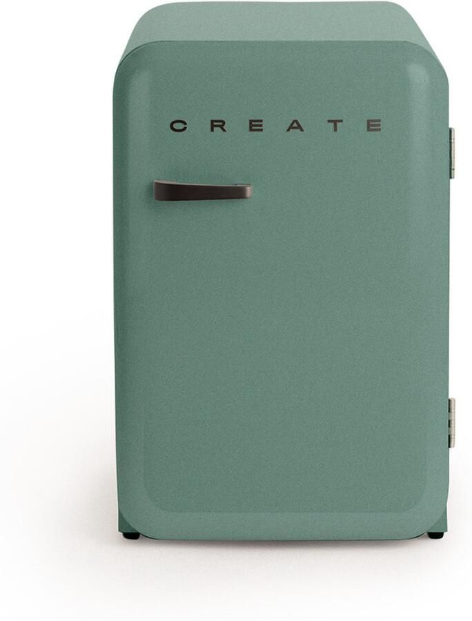 Create Koelkast in retrostijl Sage Handvat Zwart FRIDGE RETRO 107L