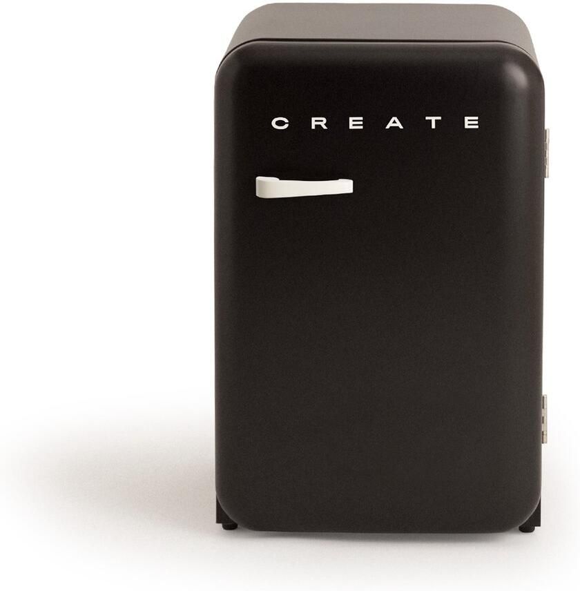 Create Koelkast in retrostijl Zwart Handvat Gebroken wit FRIDGE RETRO 107L