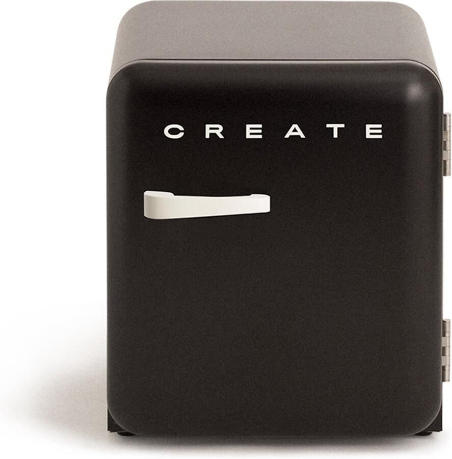 Create Koelkast in retrostijl Zwart Handvat Gebroken wit FRIDGE RETRO 48L