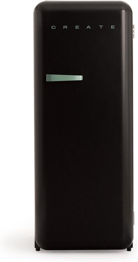 Create Koelkast in retrostijl Zwart Handvat Sage FRIDGE RETRO 281L