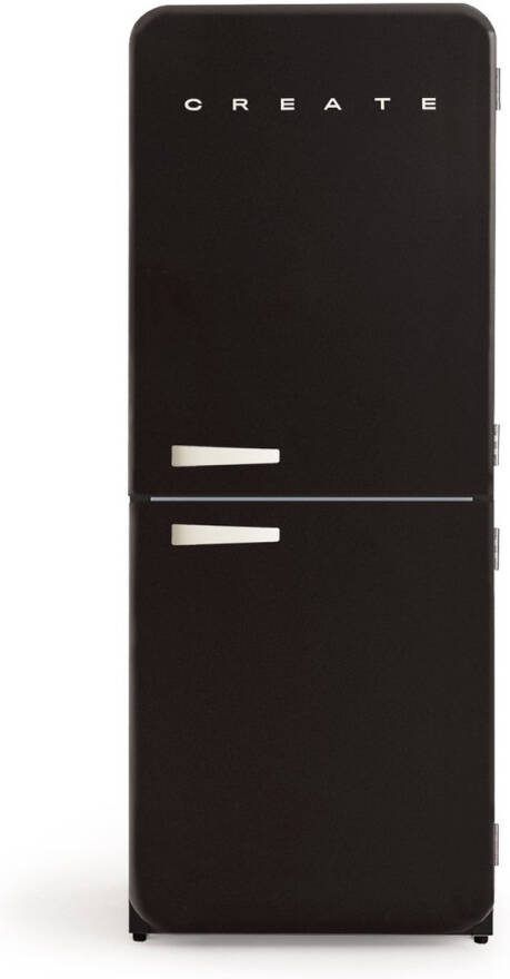 ‎CREATE Koelkast in retro stijl FRIDGE RETRO COMBI 401 L