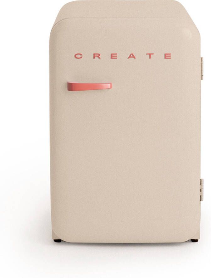 Create Koelkast in retrostijl Zand Handvat Kobaltblauw FRIDGE RETRO 107L - Foto 2