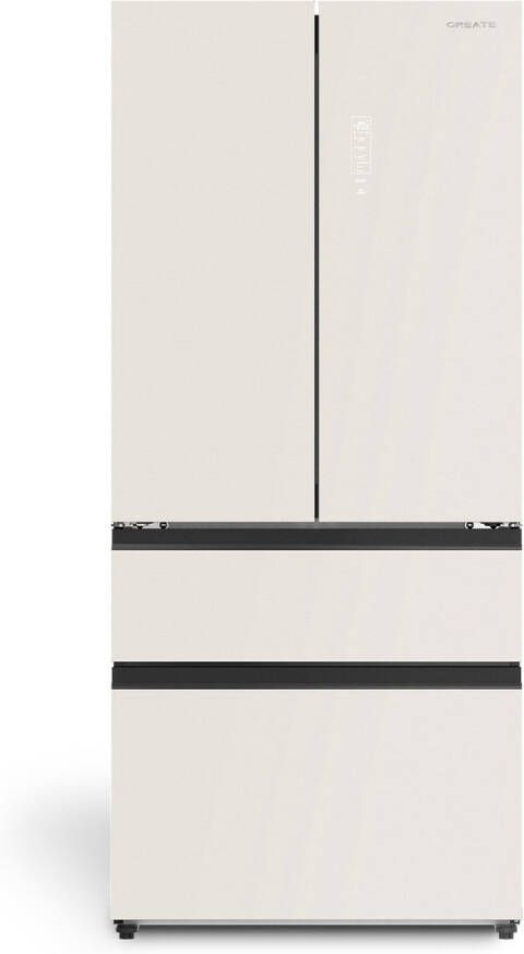 Create Koelkast met openslaande deur 509L met Space Pro en Care+ Gebroken wit FRIDGE STUDIO FRENCH DOOR PRO 509