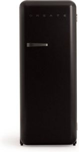 Create RETRO FRIDGE 281L BLACK Kastmodel Koelkast Zwart