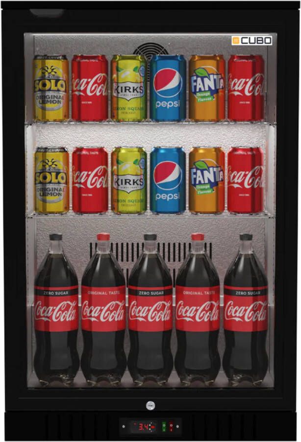 CUBO Barkoelkast 133L 1 Glazen deur Afsluitbaar met slot 72 flessen Energiezuinig CS-130H-EE- Frigo - Foto 2