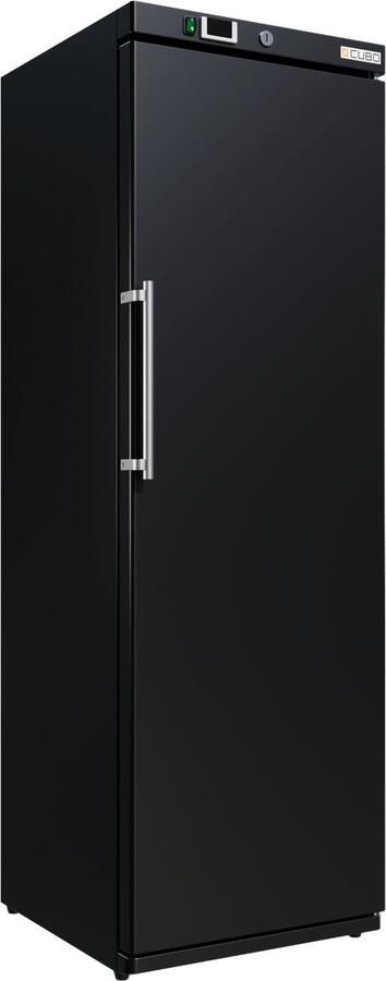 CUBO Horeca Koelkast 293L Zwart met LED-verlichting 1 deur met 5 planken Energiezuinig CS-BR400V Frigo