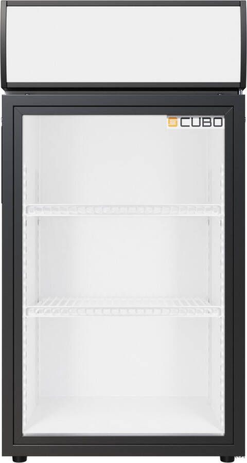 CUBO Tafelmodel Barkoelkast 59L 1 Scharnierende Glazen Deur Energiezuinig CS-50H-EE- Frigo