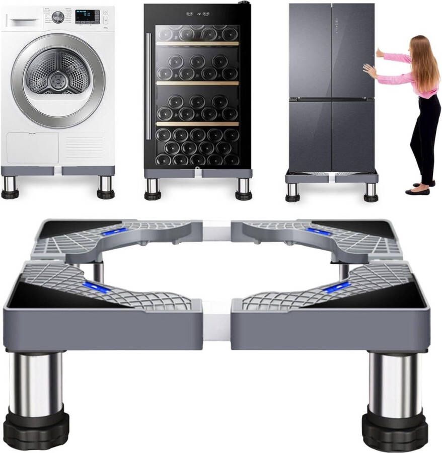 DailySupplies Dailysuppliess Wasmachine Verhoger Ombouw Kast Grijs