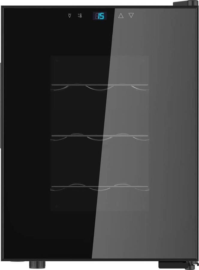 DailySupplies Wijnkoelkast Wijnklimaatkast Wijnkoeler Flessenkoelkast Zwart