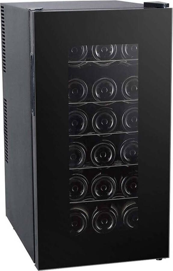DailySupplies Wijnkoelkast Wijnklimaatkast Wijnkoeler Flessenkoelkast Zwart