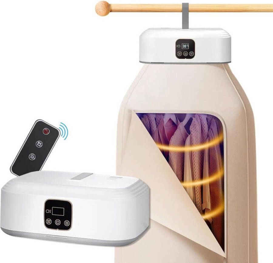 DD Mini Droger Mini Wasmachine Mini Wasdroger 29x22x10cm Wit