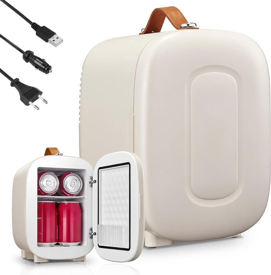 DNA Mini Fridge Mini Koelkasten Wit ‎29cm x 20cm x 27cm