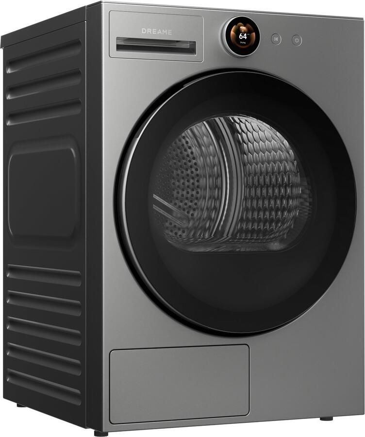 Dreame Droger L9 9kg Slimme warmtepompdroger Energiezuinig Stoomfunctie Strijkvrij Stil Grote trommel Zonder condenswater Anti-allergie Huisdieren