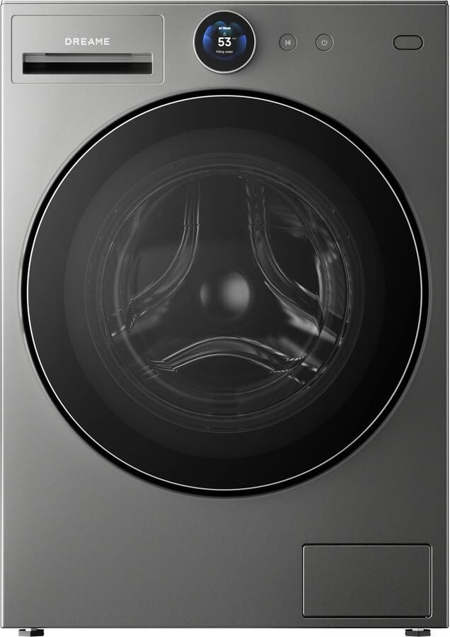 Dreame Wasmachine L9 11kg AI Inverter AI-gestuurde wasbeurt Energieklasse A -1400 RPM Anti-kreuk & anti-geur Schuimwas Allergie-zorg Slimme dosering Stoomsterilisatie
