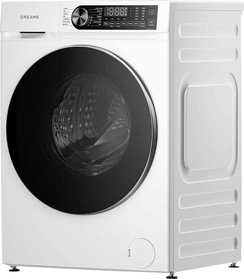 Dreame Wasmachine S-Ultra 9kg – DD Direct Drive Motor Stoomsterilisatie 7 Wasprogramma's 530mm Slanke Behuizing 1200 tpm Energieklasse A