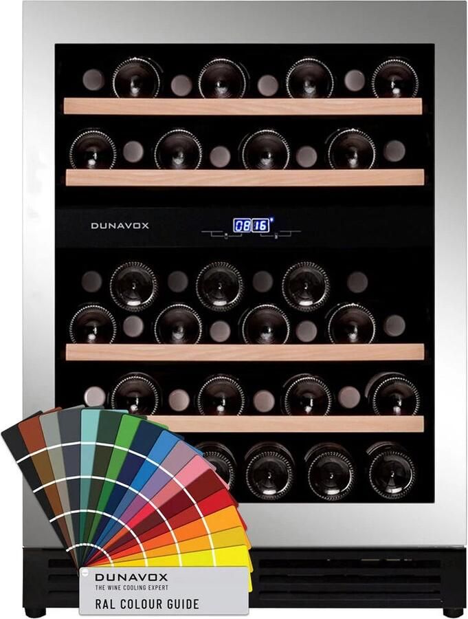 Dunavox Flow-45 Wijnkoelkast DAUF-45.125DC.TO 2 Zones RAL Kleur RAL Kleur