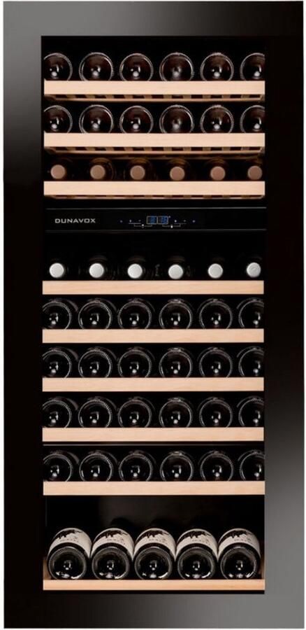 Dunavox Glance-72 Inbouw Nismaat 122cm Touch Open 2 T° 72 Flessen - Foto 2