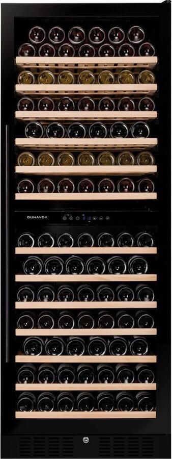 Dunavox Grande-108 Wijnkoelkast DX-108.330DB 2 Zones Zwart
