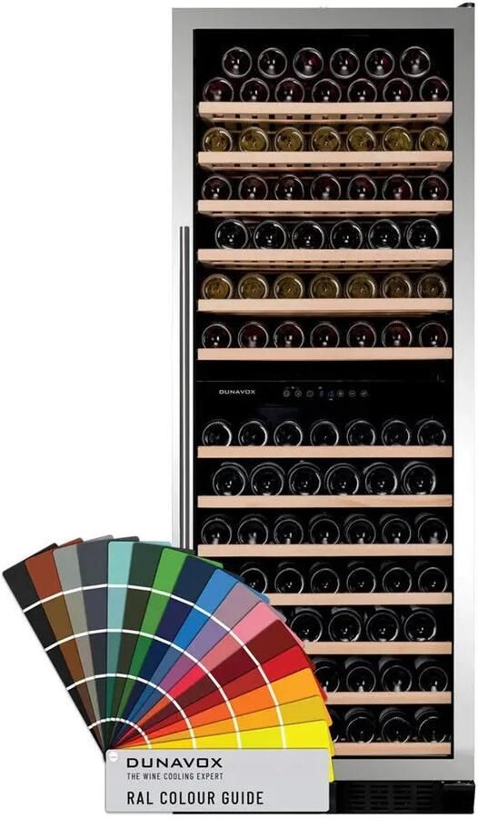 Dunavox Grande-108 Wijnkoelkast DX-108.330DC 2 Zones RAL Kleur RAL Kleur