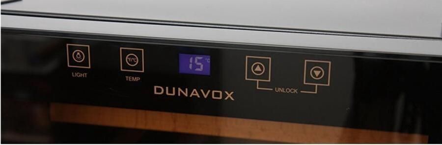 Dunavox Home-28 Vrijstaande Wijnkoelkast DXFH-28.88 28 flessen
