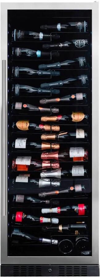 Dunavox Sera-143 Vrijstaande Wijnkoelkast DX-143.468SS 143 flessen RVS