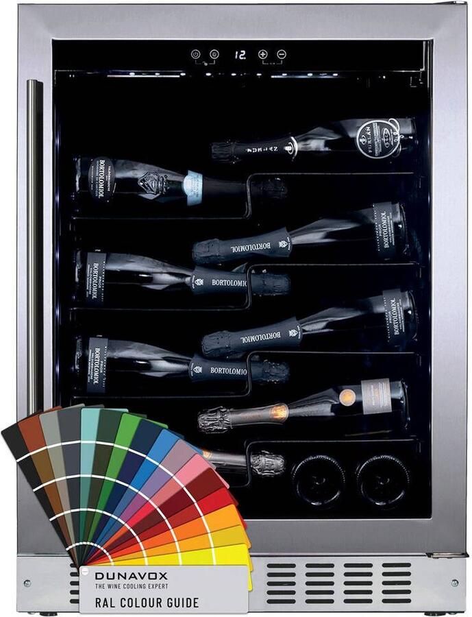 Dunavox Sera-40 Wijnkoelkast DAUF-40.138C 1 Zone RAL Kleur