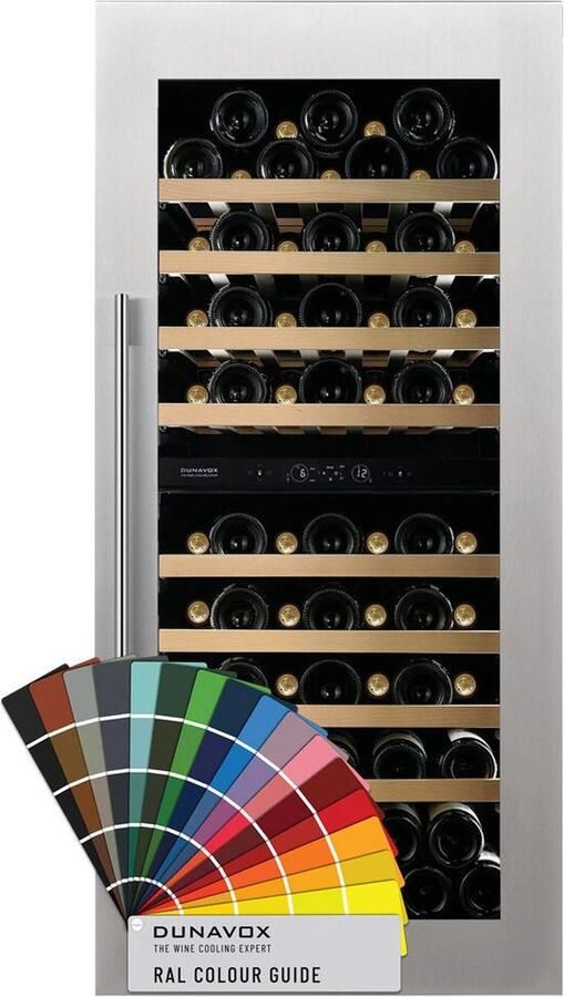 Dunavox Spirit-70 Wijnkoelkast DVS-70.185DC 2 Zones RAL Kleur RAL Kleur