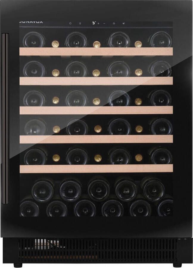 Dunavox Flow-46 Wijnkoelkast DAUF-46.138SS 1 Zone Zilver