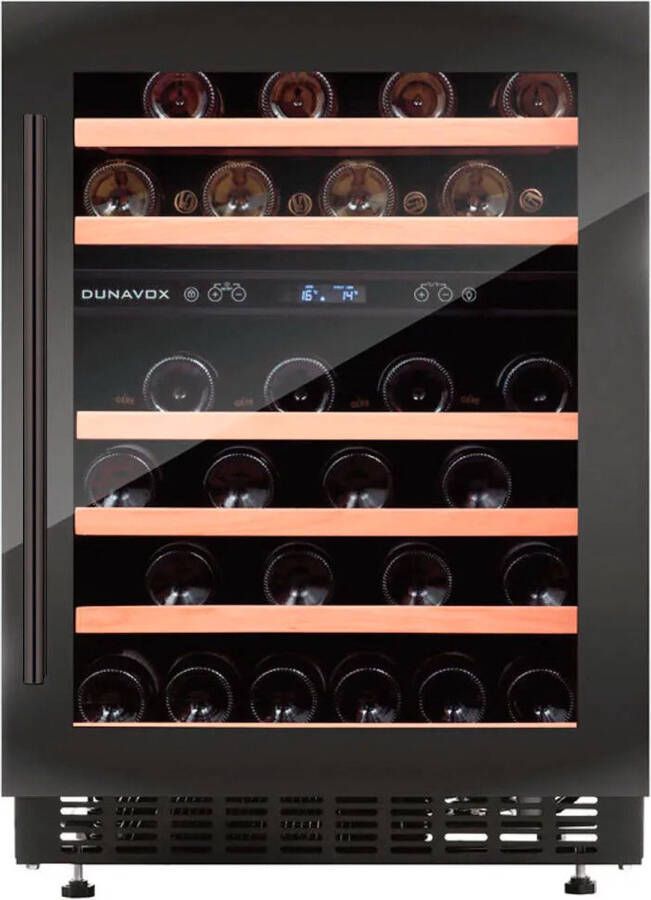 Dunavox Flow-46D Wijnkoelkast DAUF-46.145DSS 2 Zones Zilver - Foto 4