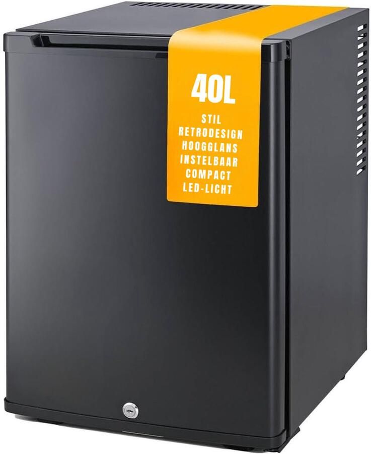 DVDSS Mini vriezer Diepvries 33L [Energieklasse E] Matzwart 40cm x 43cm x 57cm