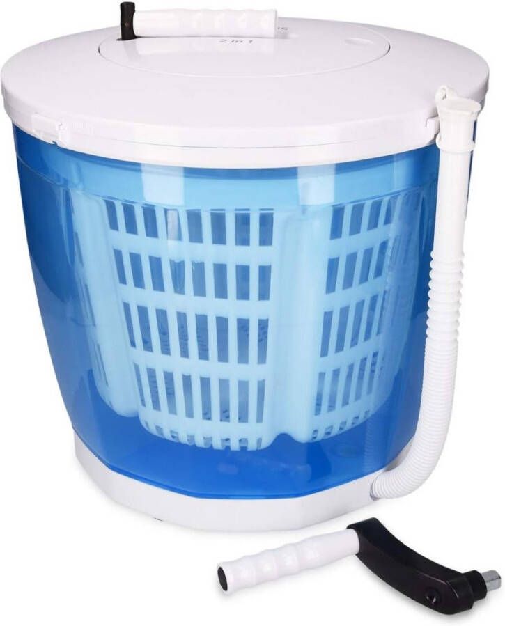 2-in-1 Mini Wasmachine Niet-elektrische Was- & Droogfunctie Voor Camping & Reizen Draagbaar Compact & Lichtgewicht Stijlvol & Praktisch Duurzaam & Efficiënt Makkelijk te Gebruiken Krachtig