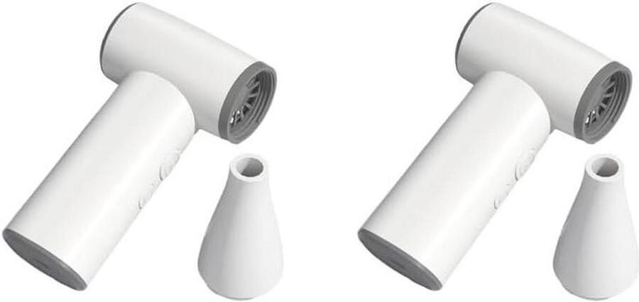 2 set Reizen Föhn Kleine Haardroger Salon voor Huisdier Haar Drogen Laptop Toetsenborden wit
