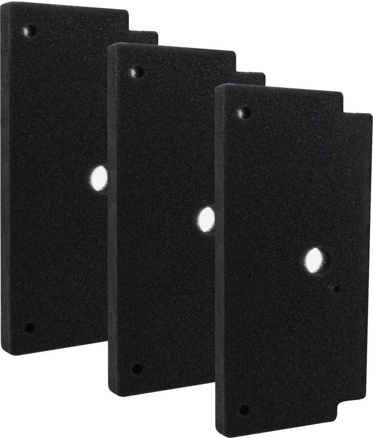 3 stuks 12022801 droogfilter voor warmtepompdroger 292 x 142 x 19 mm sponsfilter filtermat reservefilter voor wasdroger sokkelfilter