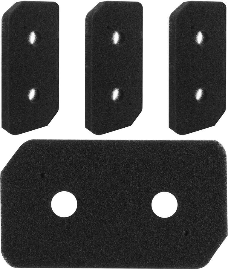 4 stuks filters voor droger 228 x 128 x 20 mm sokkelfilter sponsvervanging voor 12007650 schuimfilter voor warmtepompdroger wasdroger
