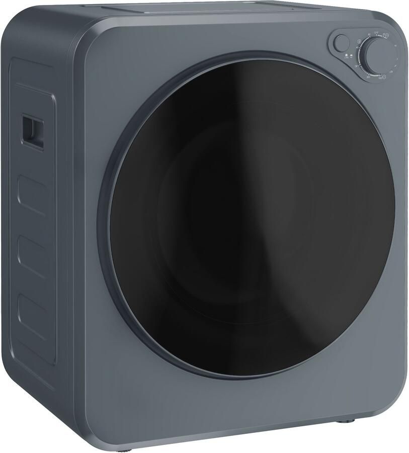 4kg Mini wasdroger 5 programma's 800W 400W vrijstaande wasdroger Grijs