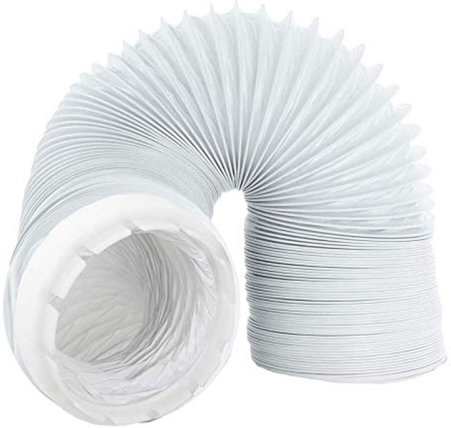 4m Ventilatieslang en Adapter voor Wasdroger
