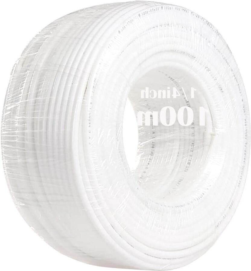 63 mm diameter buis 1 4 inch toevoerbuis buis voor koelkast en ijsmachine RO watersystemen (wit) 100 meter