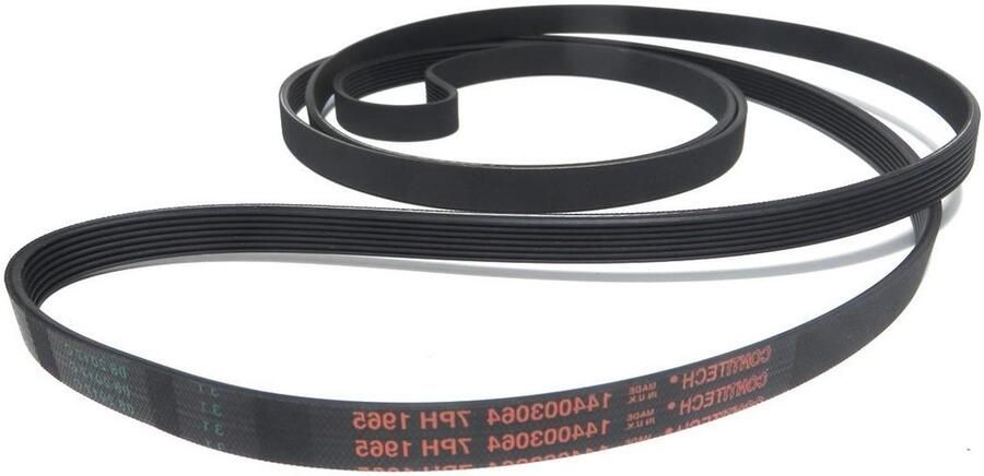 Aandrijfriem Droger Trommelriem Droogkast Trommel Aandrijven Aramid Fiber Materiaal 1965 mm Lengte Zwart