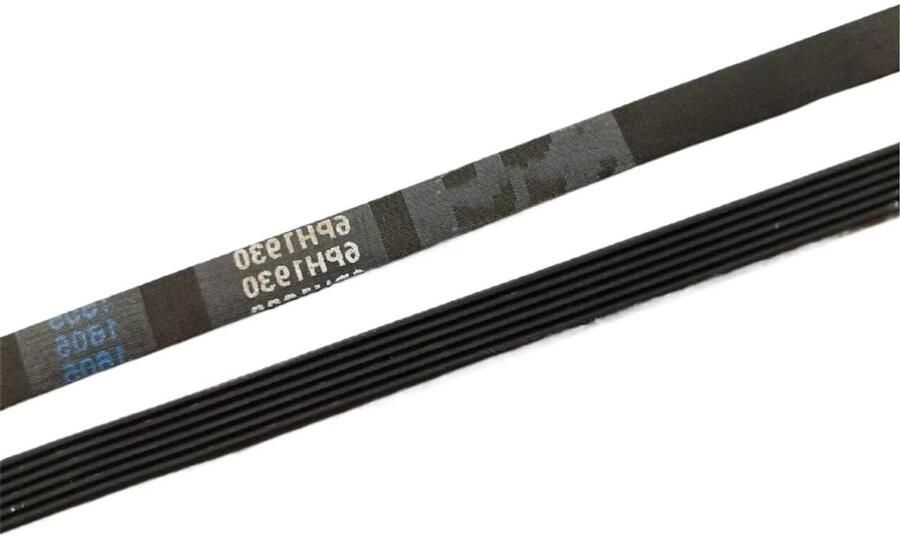 Aandrijfriem Droger V-riem Rolband Vervangen Versleten Riem Versterkt Structureel Ontwerp 6PH1930 7PH1930 Zwart