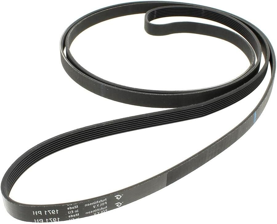Aandrijfriem Droger V-riem Wasdroger Apparaat Reparatie 7 Ribben PH Profiel 196 cm Zwart