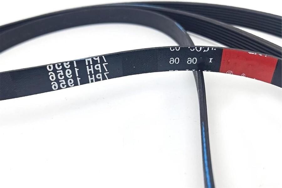 Aandrijfriem Poly V-riem Droogkast Onderhoud Duurzaam Ontwerp 1956 mm Lengte Zwart