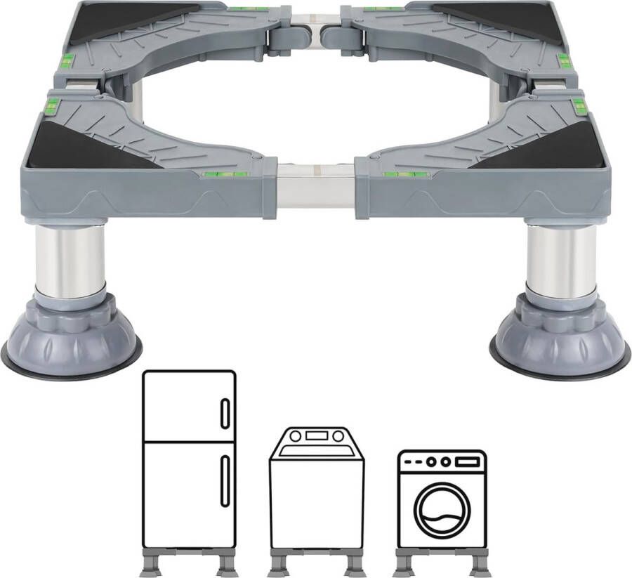 Aanpasbare Standaard voor Mini Koelkasten en Zware Apparaten Universeel Platform met Sterke Non-slip Voetjes
