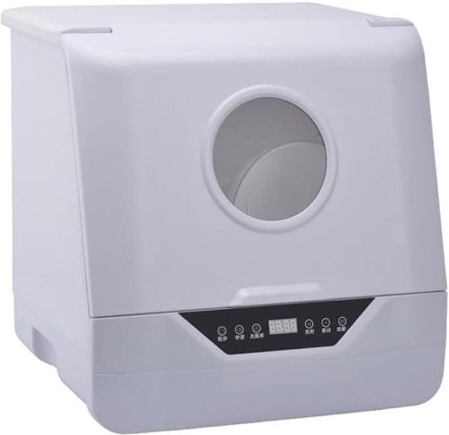 Aanrecht Vaatwasser Mini Vaatwasser Kleine Keuken 360 Graden Reiniging 6 Plaatsen Wit