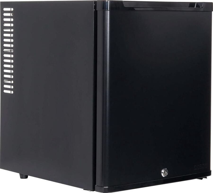 Afsluitbare Minibar Kleine Koelkast Dranken Koelen Geruisloze Werking 45x38x47 cm Zwart