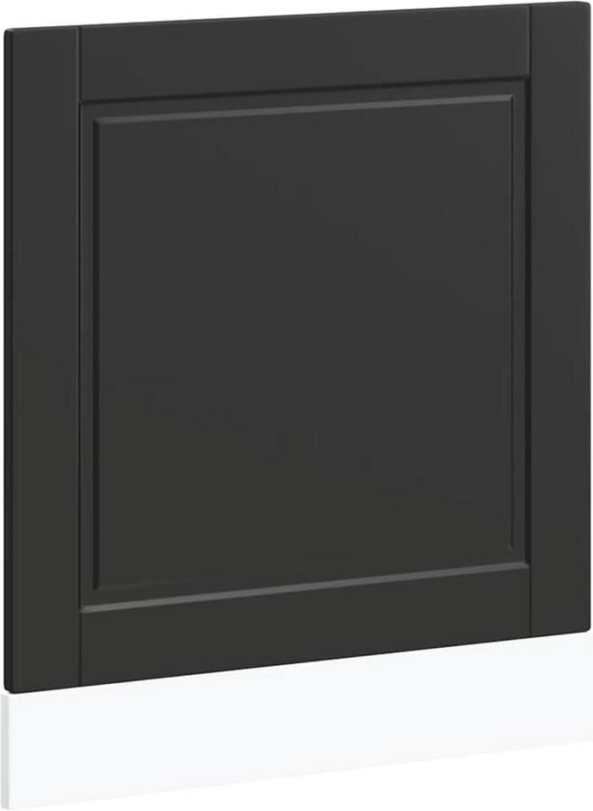 Afwasmachine panel 60x1.5x67 cm zwart - Foto 1
