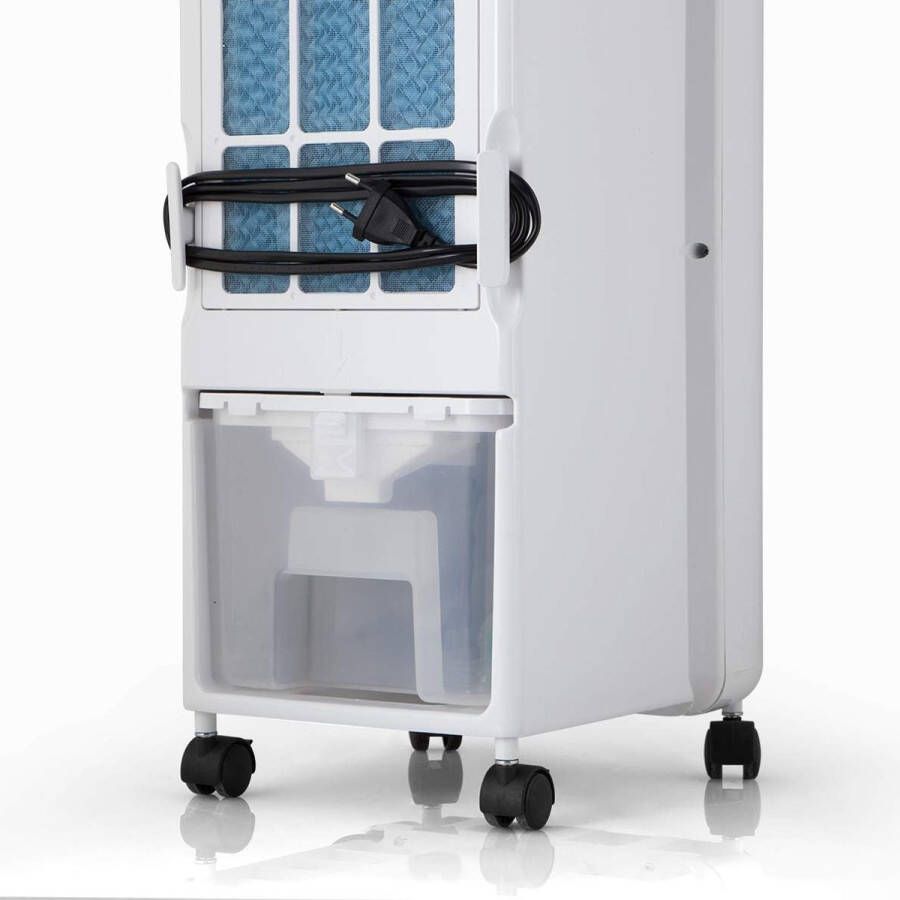 Airco-3-in-1-Mobiel Verdampingsluchtkoeler-Draagbaar- Oscillatie -Afstandsbediening 3 Snelheden 3 Koelboxen 55W 6L Kunststof metaal