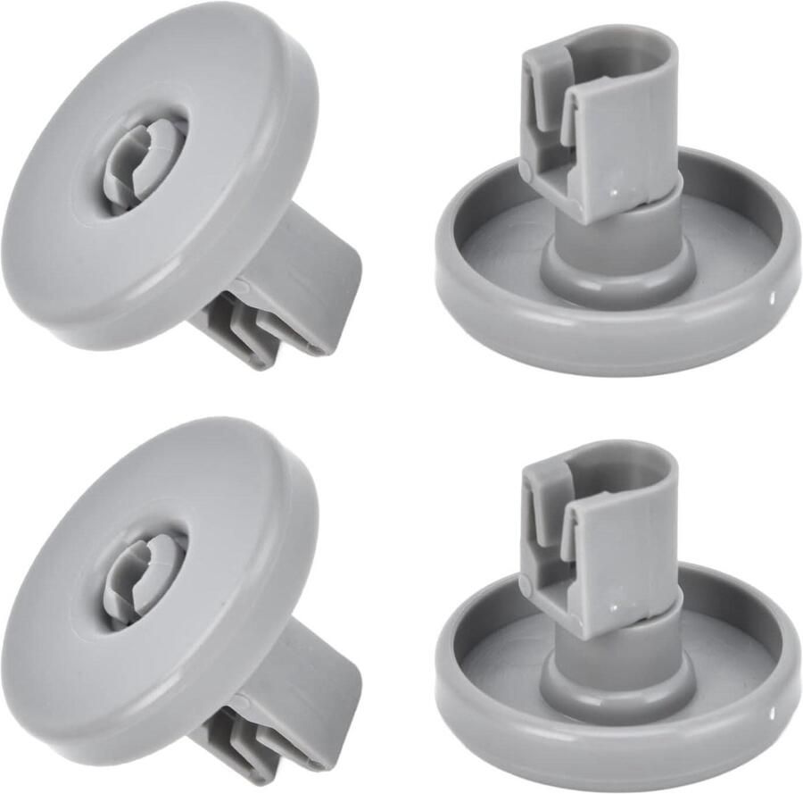 Allecto Plus 4 stuks Vervanging Wielen Vaatwasser Onderrek Geschikt voor AEG Favorit Vaatwasser Accessoires