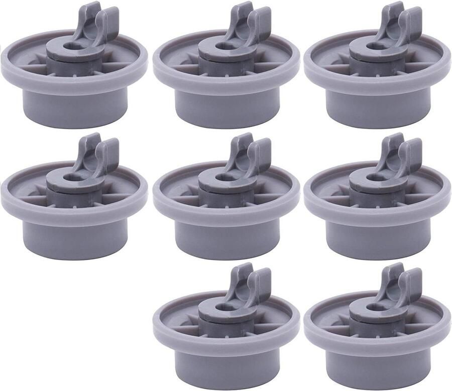 Allecto Plus Universele onderkorfwielen voor vaatwasser 8 stuks Geschikt voor Siemens Bosch Beko en Neff